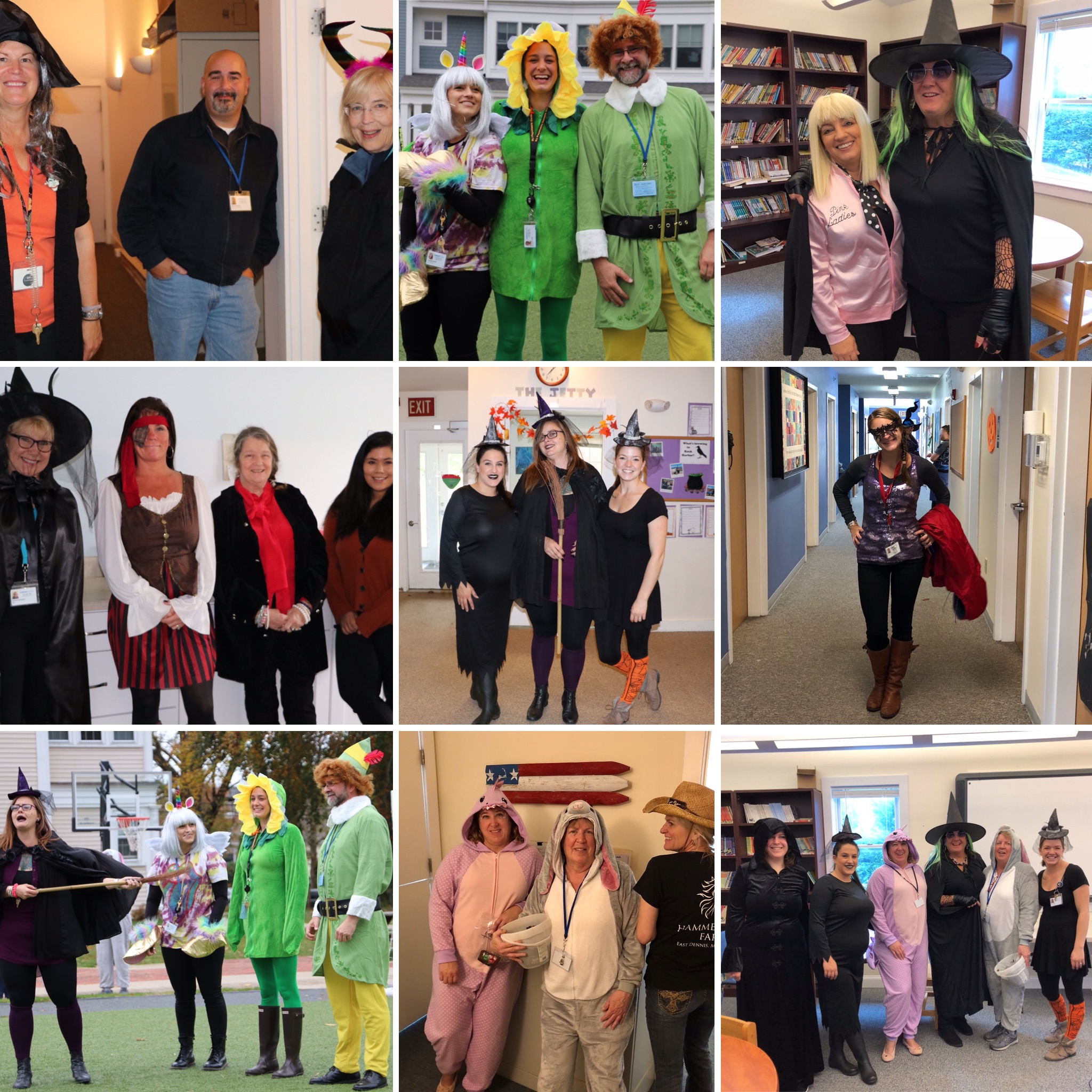 Children’s Program Halloween staff costume highlights Latham Centers