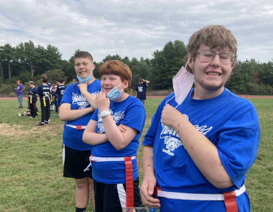 Students at a Special Olympics Meet