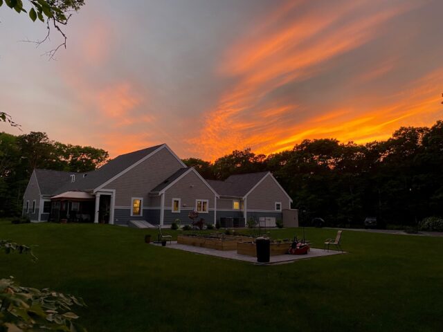 Sunset over one of our adult residential homes